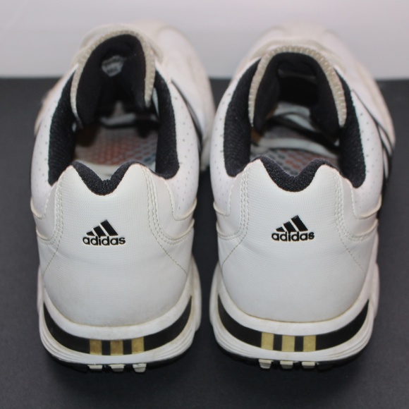 Adidas Adiwear Traxion 7 Cleat Leather Golf Shoes - Picture 5 of 6